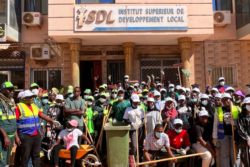 Activité de nettoiement entre la SONAGED et l'ISDL