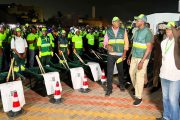 Lancement des opérations de nettoyage WAJAAL JOJ Place de la Nation Dakar